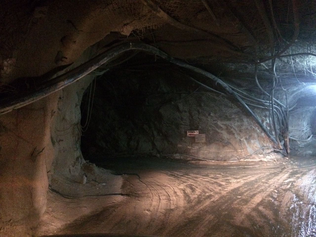 Pexgol Pipe Installed Underground Mine
