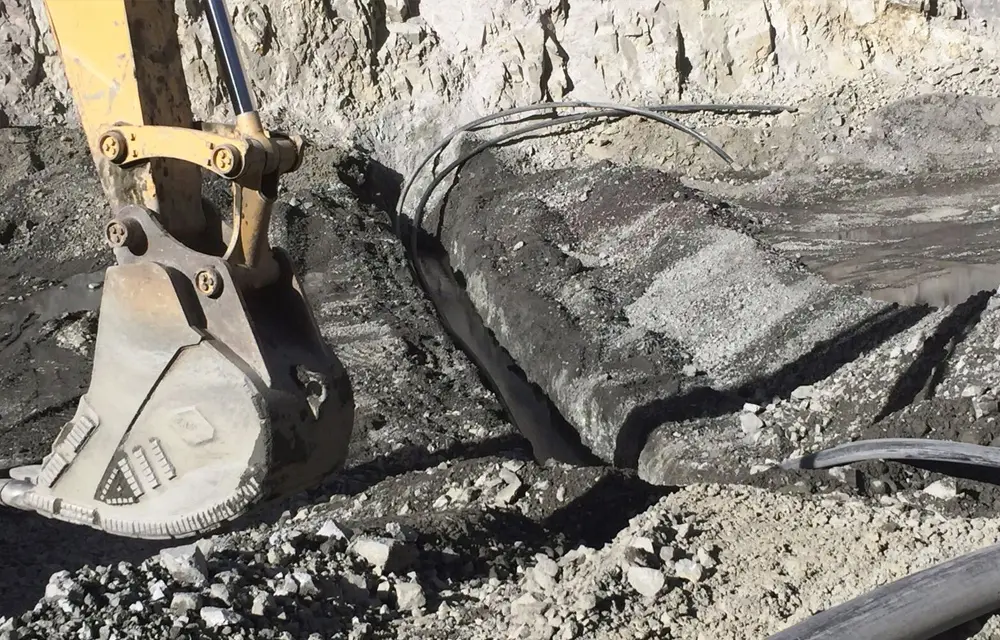 Transportation of water in more than 150 mining crossroads