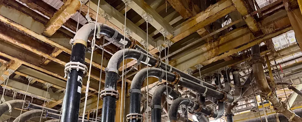 Pexgol Replaces Short-Lived HDPE in Coarse Tailings Service
