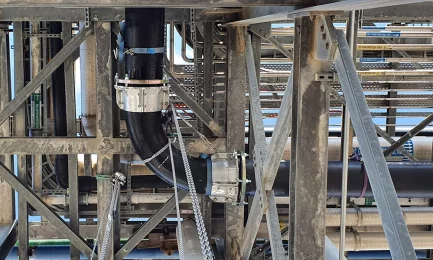 Replacement of HDPE Pipes For Pe-X to Transport Industrial Treated Water.