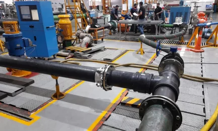 Replacement of Steel Pipes with Pexgol for Testing Centrifugal Pumps.