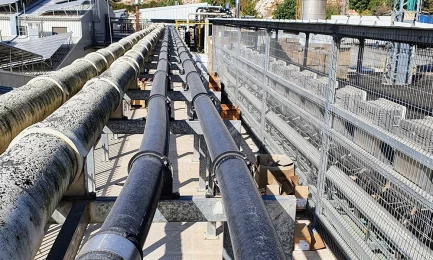 Replacement Of PVC Piping for PE-X in a Industrial Heating System.
