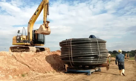 Pexgol pipe was selected for the assembly of a muddy water transport line for a palm oil processing company.