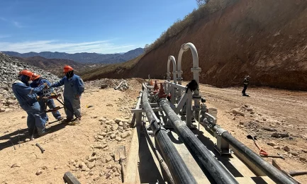 Flexible installation, fast deployment and long service life for a mining project with over 300 m of elevation difference