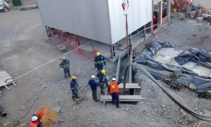Inyección de Lechada de Cemento a una Mina Subterránea