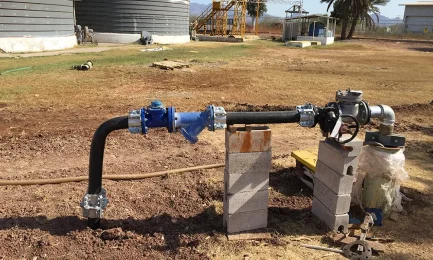 Replacement of Carbon Steel Pipe for a Pexgol Pipe