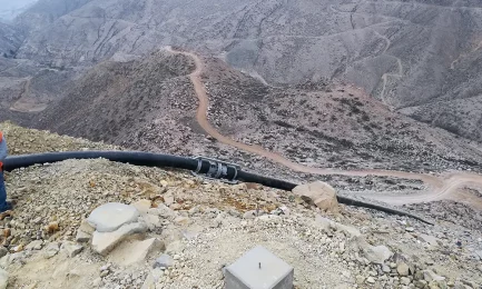 Transportation of River Water in Rough Terrain