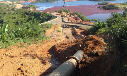 Replacement of Carbon Steel Pipes by Pexgol Pipes for Tailing Lines.