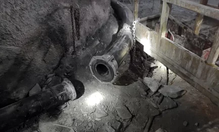 Tubería Pexgol para el Transporte de Efluentes a 30°C / 86°F en una Mina Subterránea.
